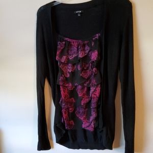 Apt. 9 one piece blouse and cardigan